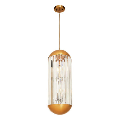 Vienna 6 Bulb Small Crystal Pendant Light 
