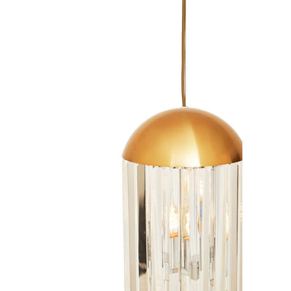 Vienna 6 Bulb Small Crystal Pendant Light 