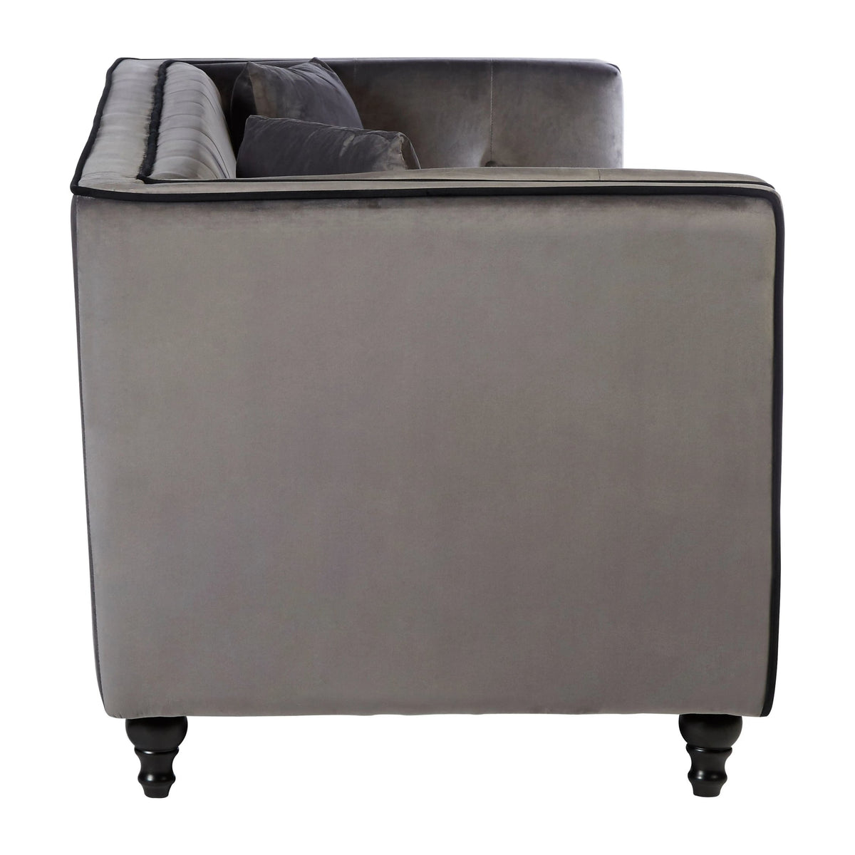 Notting 3 Seat Velvet Sofa #colour_grey