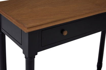 Stirling 1 Drawer Black Console Table