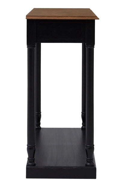 Stirling 1 Drawer Black Console Table