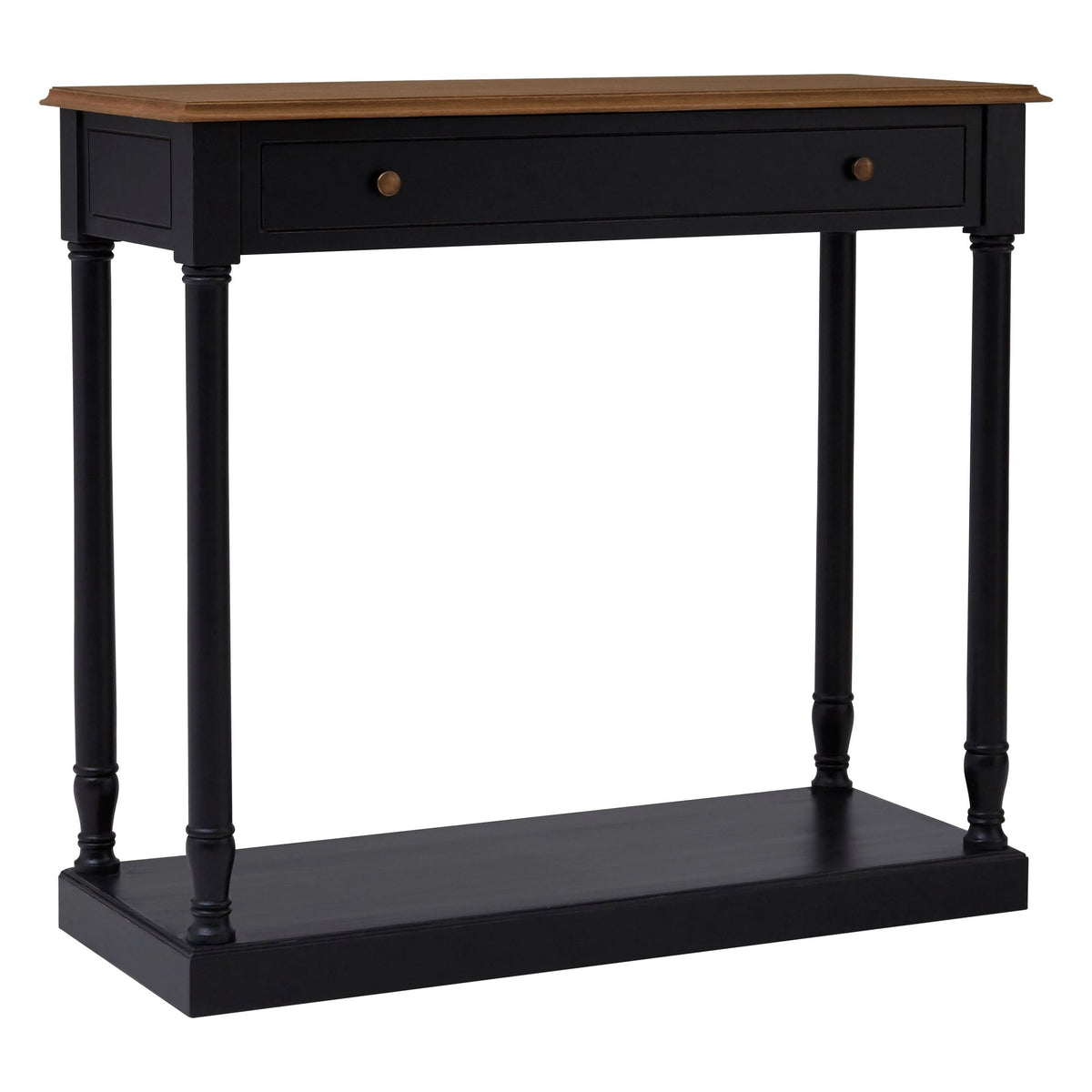 Stirling 1 Drawer Black Console Table