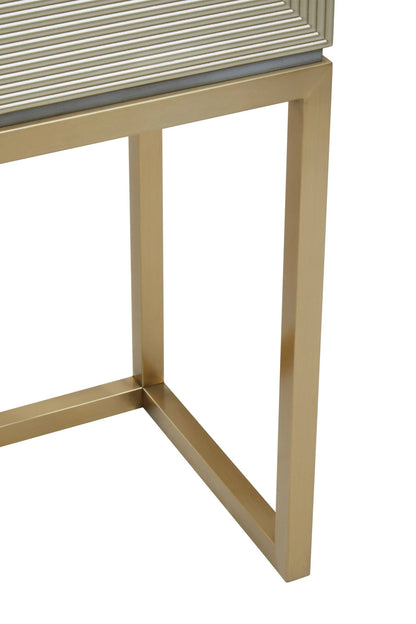 Truro Grey and Champagne Finish Cabinet