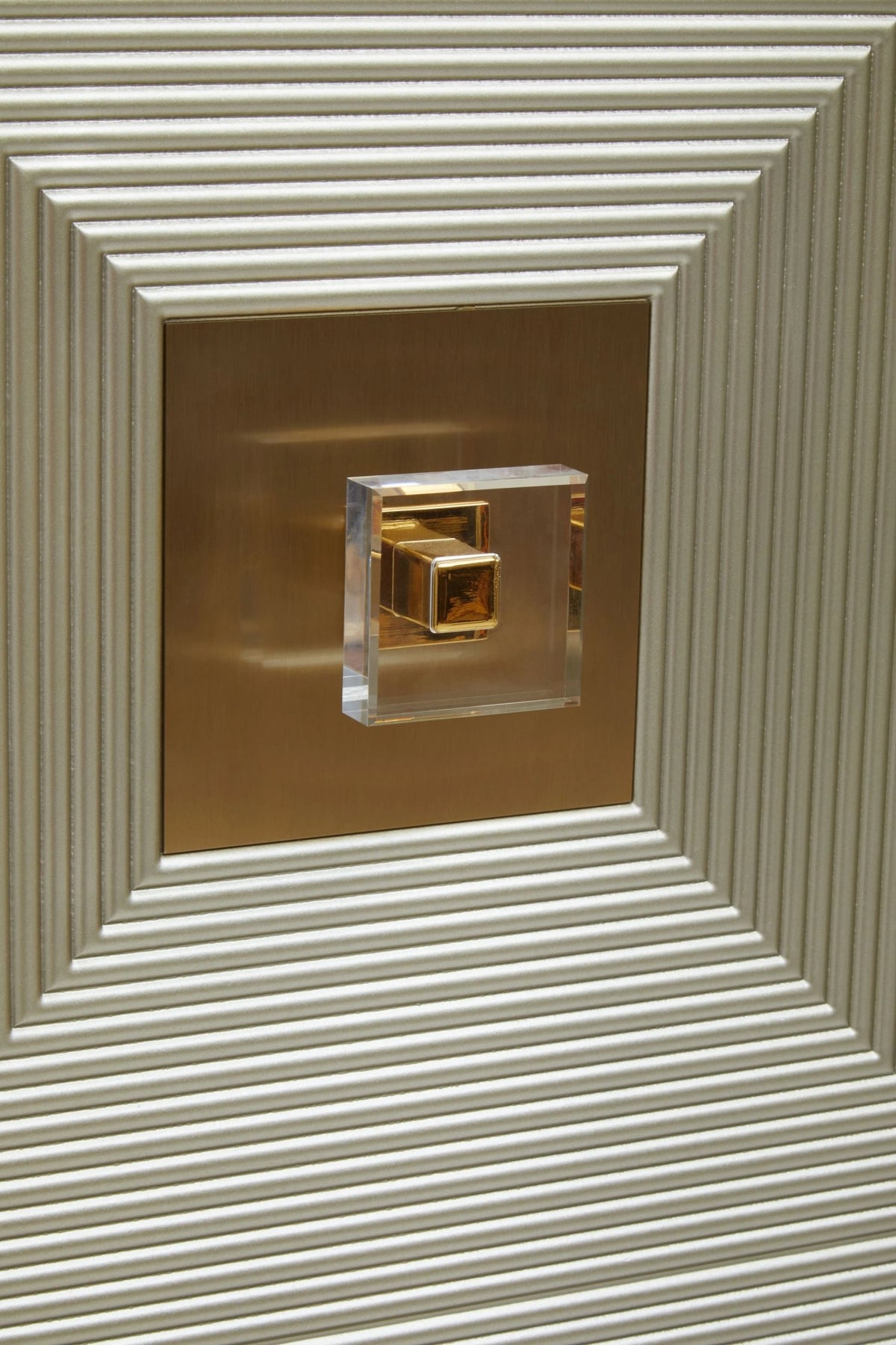 Truro Grey and Champagne Finish Cabinet