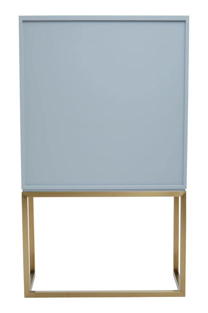 Truro Grey and Champagne Finish Cabinet