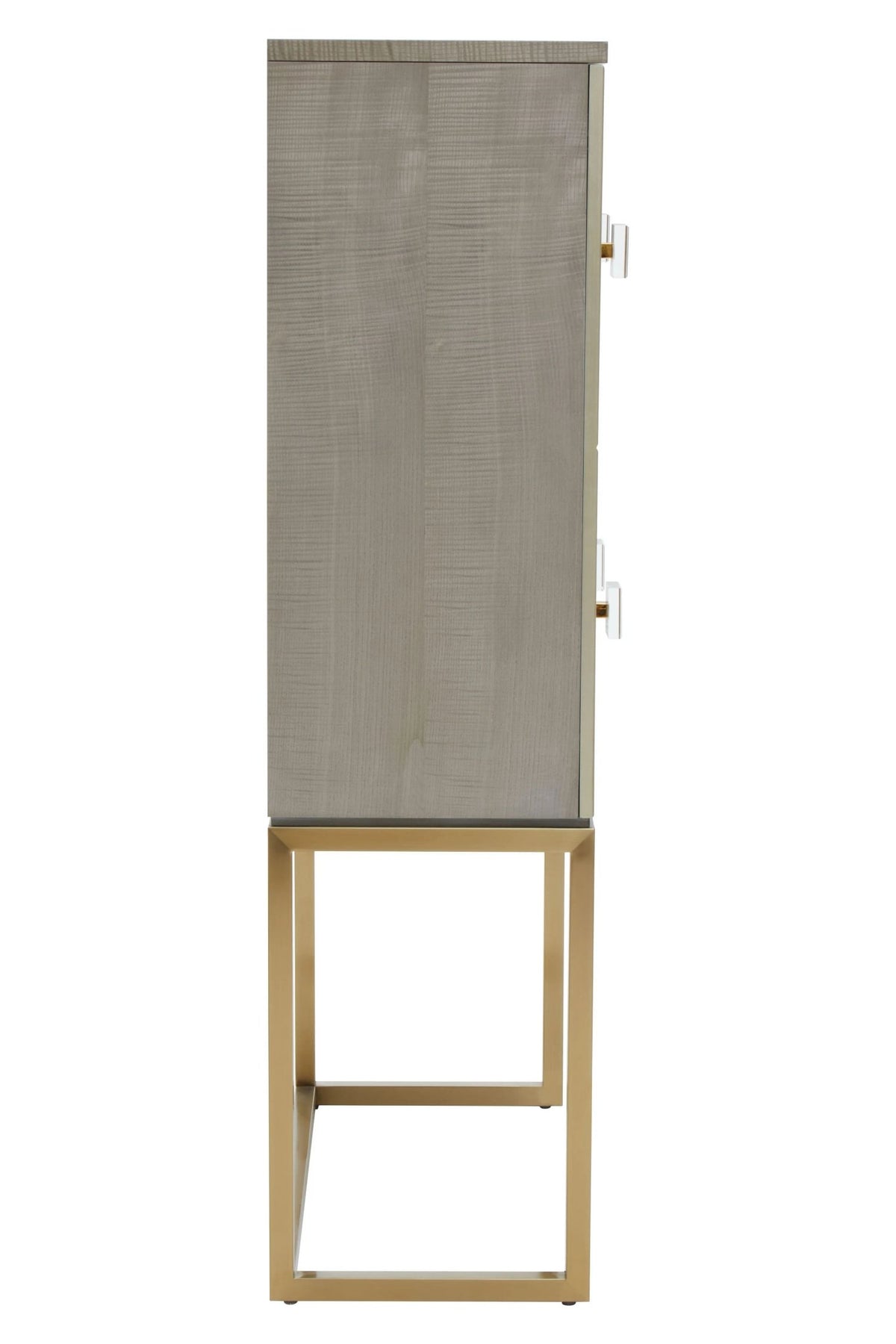 Truro Grey and Champagne Finish Cabinet