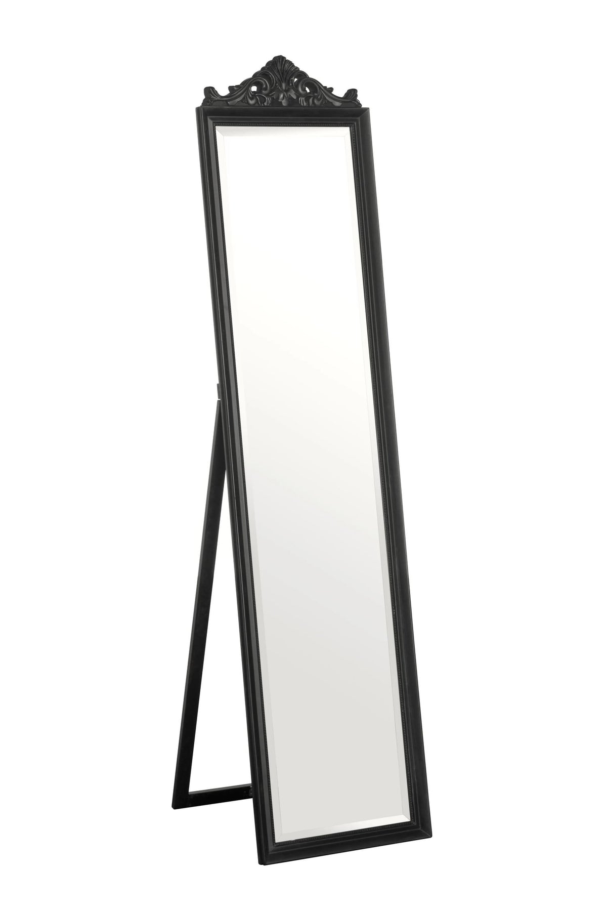 Winslow Floor Mirror with Matt Black Finish