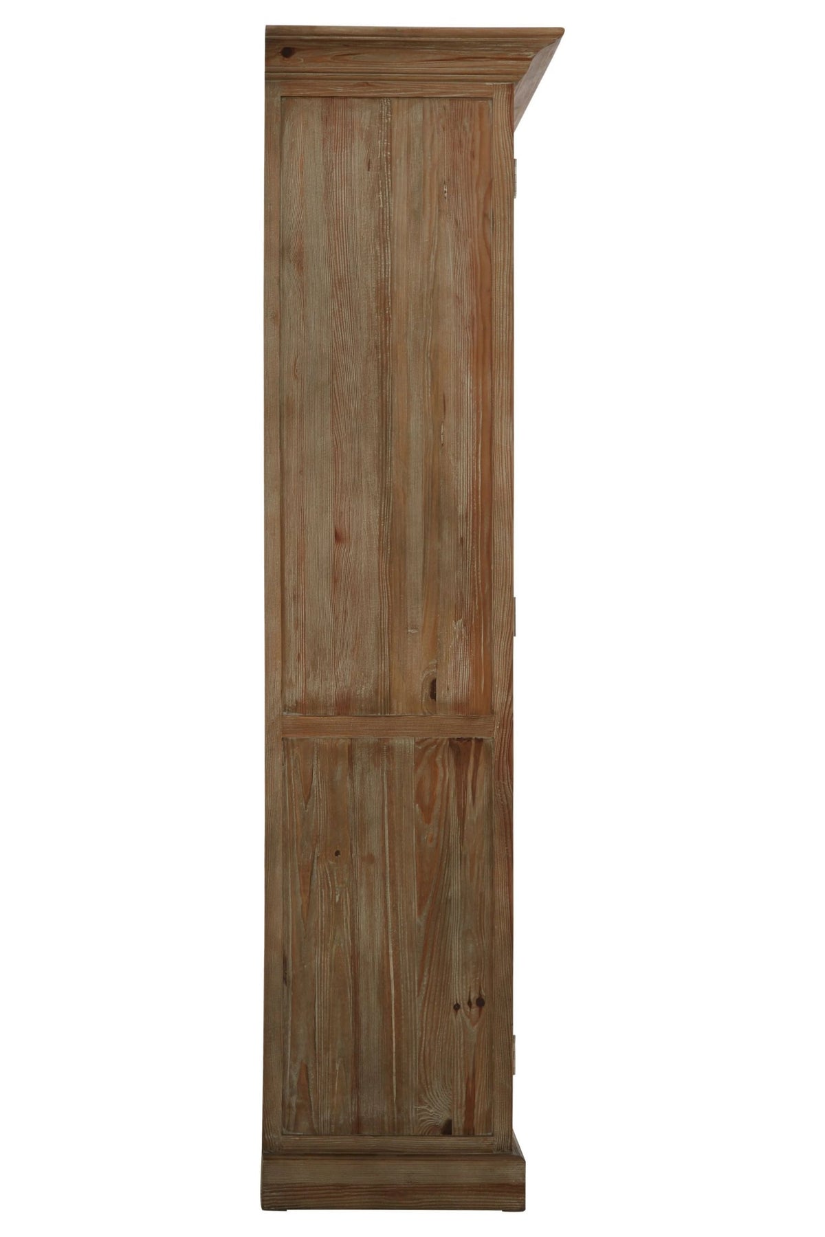 Notting White Washed Pine Wood 2 Door Cabinet