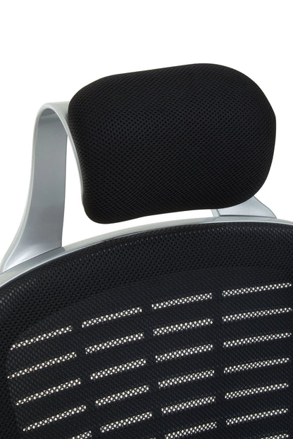 Windsor Black and Silver Home Office Chair