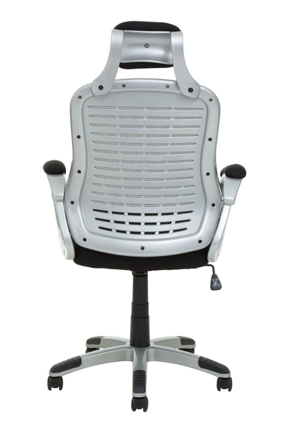 Windsor Black and Silver Home Office Chair