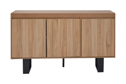 Dedham Wood Effect 3 Door Sideboard