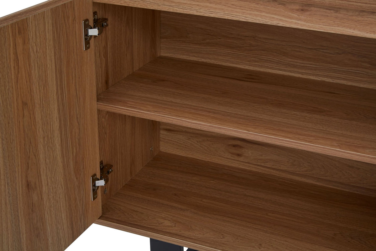 Dedham Wood Effect 3 Door Sideboard