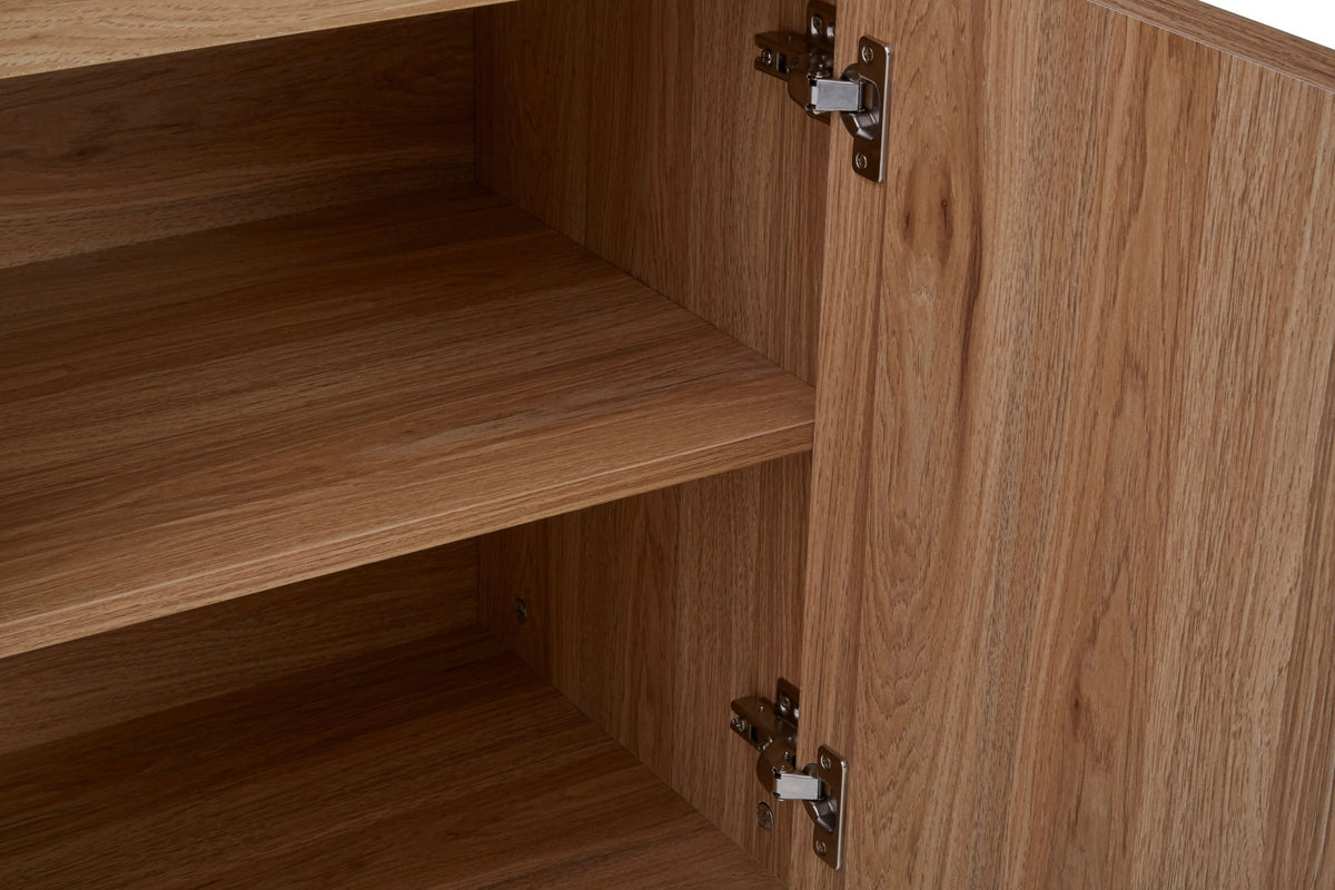 Dedham Wood Effect 3 Door Sideboard