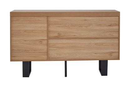 Dedham Wood Effect 3 Door Sideboard