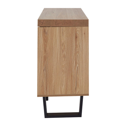 Dedham Wood Effect 3 Door Sideboard