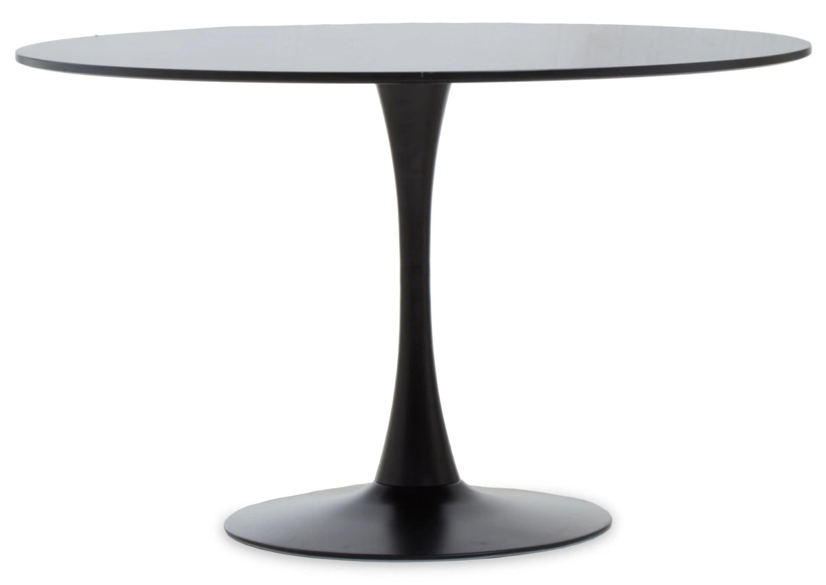 Westerham Large Round Black Tulip Dining Table