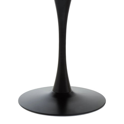 Westerham Large Round Black Tulip Dining Table