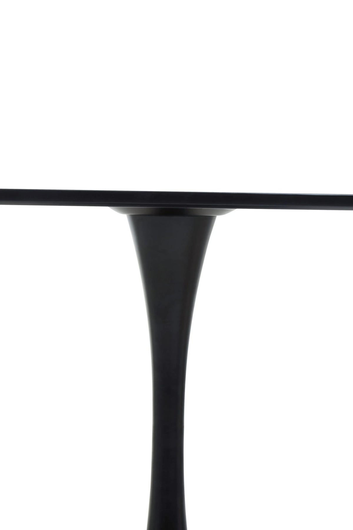 Westerham Large Round Black Tulip Dining Table