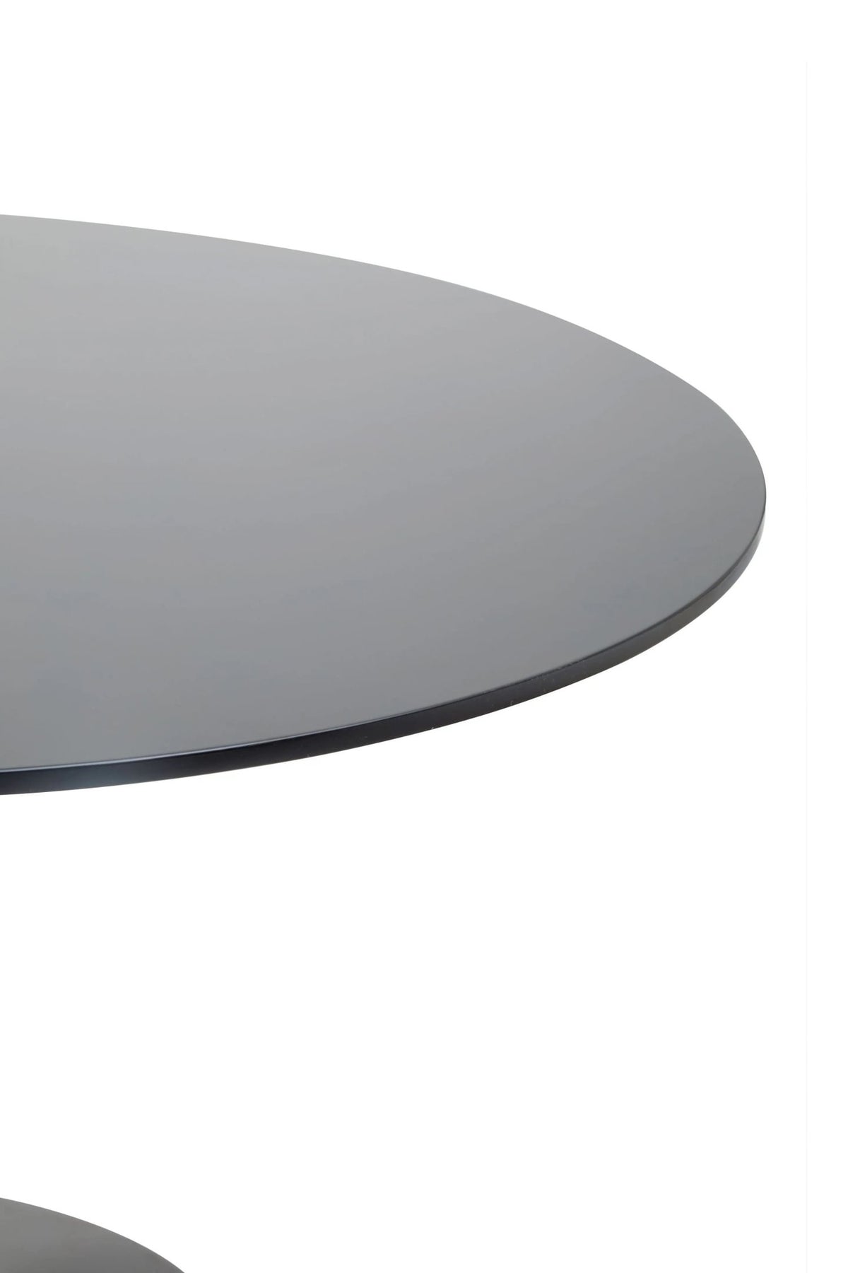 Westerham Large Round Black Tulip Dining Table