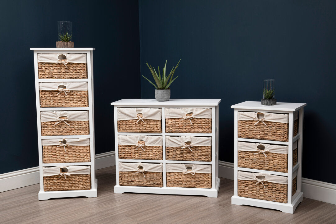 Siena 3 Seagrass Drawer Chest