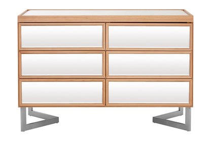 Vienna Mirrored 6 Drawer Chest