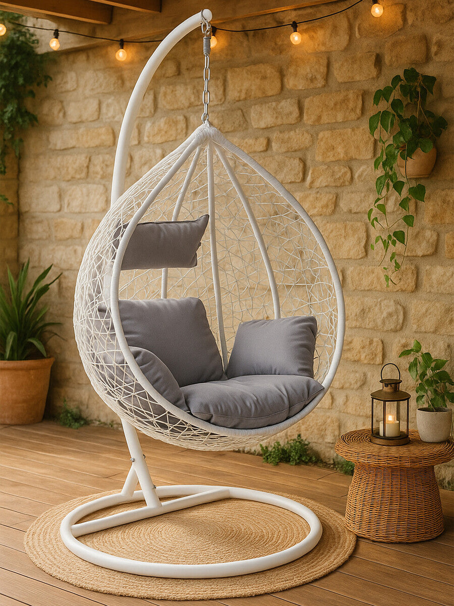 Bristol Rattan Effect Hanging Chair 