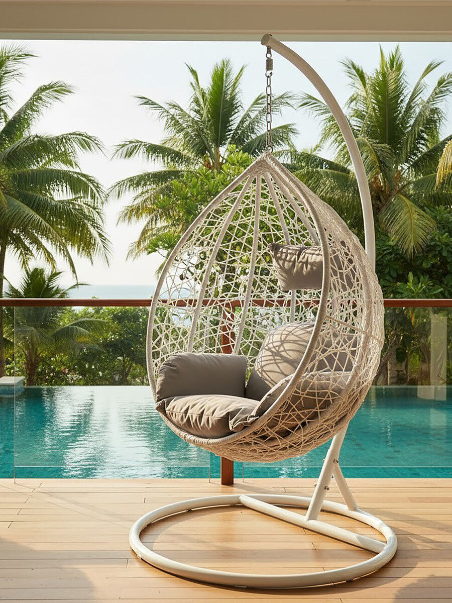 Bristol Rattan Effect Hanging Chair 