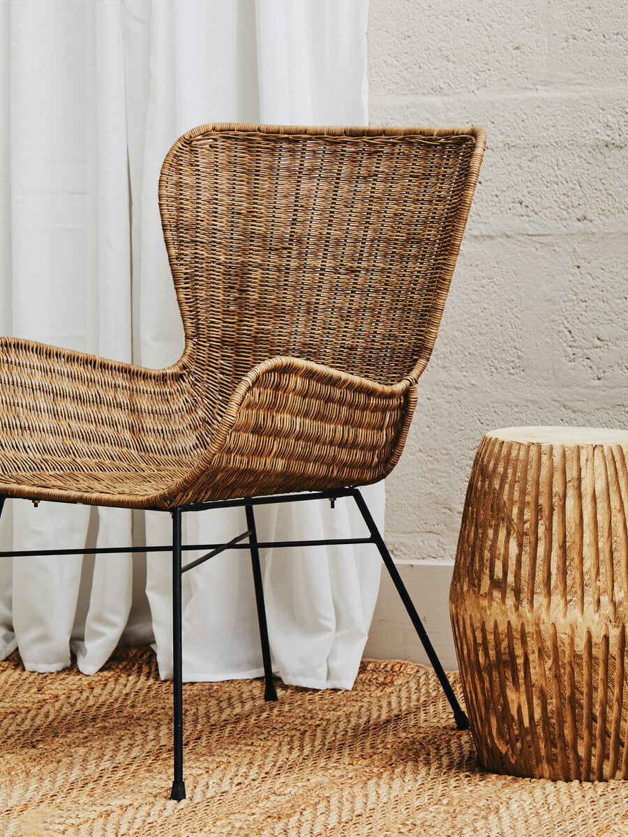 Cambridge Grey Wash Rattan Chair