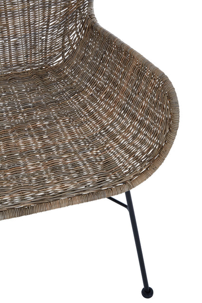 Cambridge Grey Wash Rattan Chair