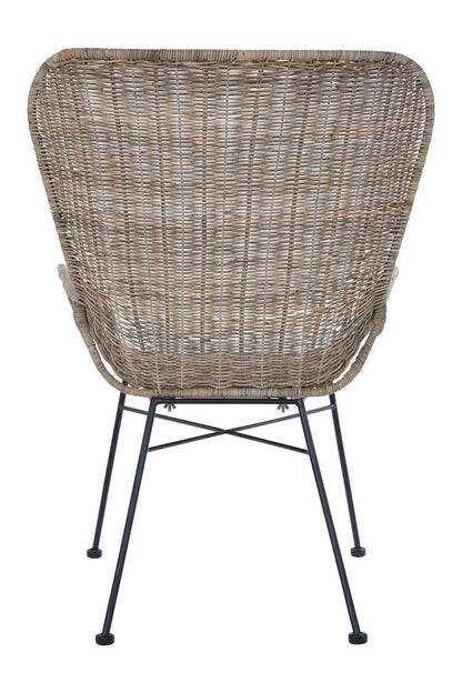 Cambridge Grey Wash Rattan Chair