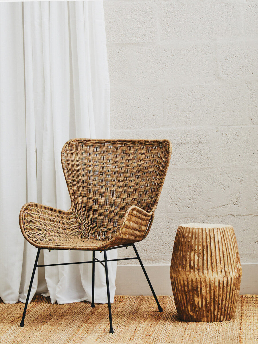 Cambridge Grey Wash Rattan Chair