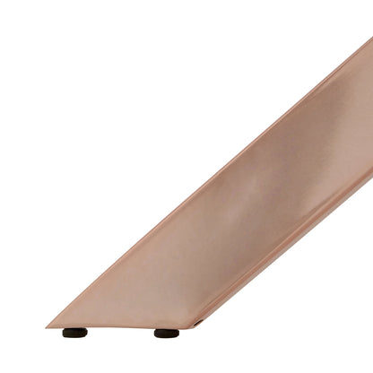 Aurora Rectangular Rose Gold Dining Table