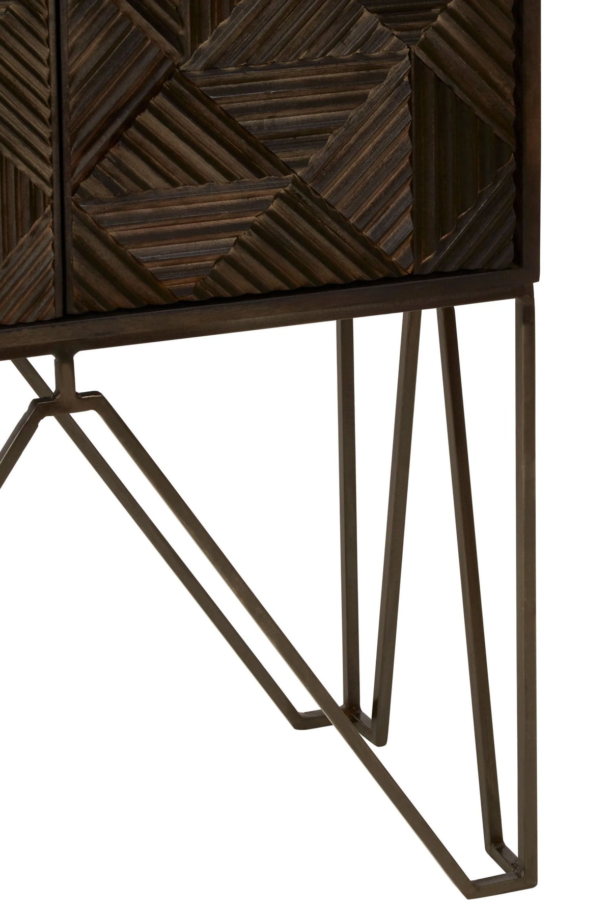 Savoy Carved Mango Wood Cabinet