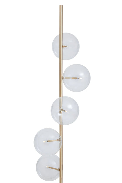 Cambridge Marble and 5 Bulb Floor Lamp 