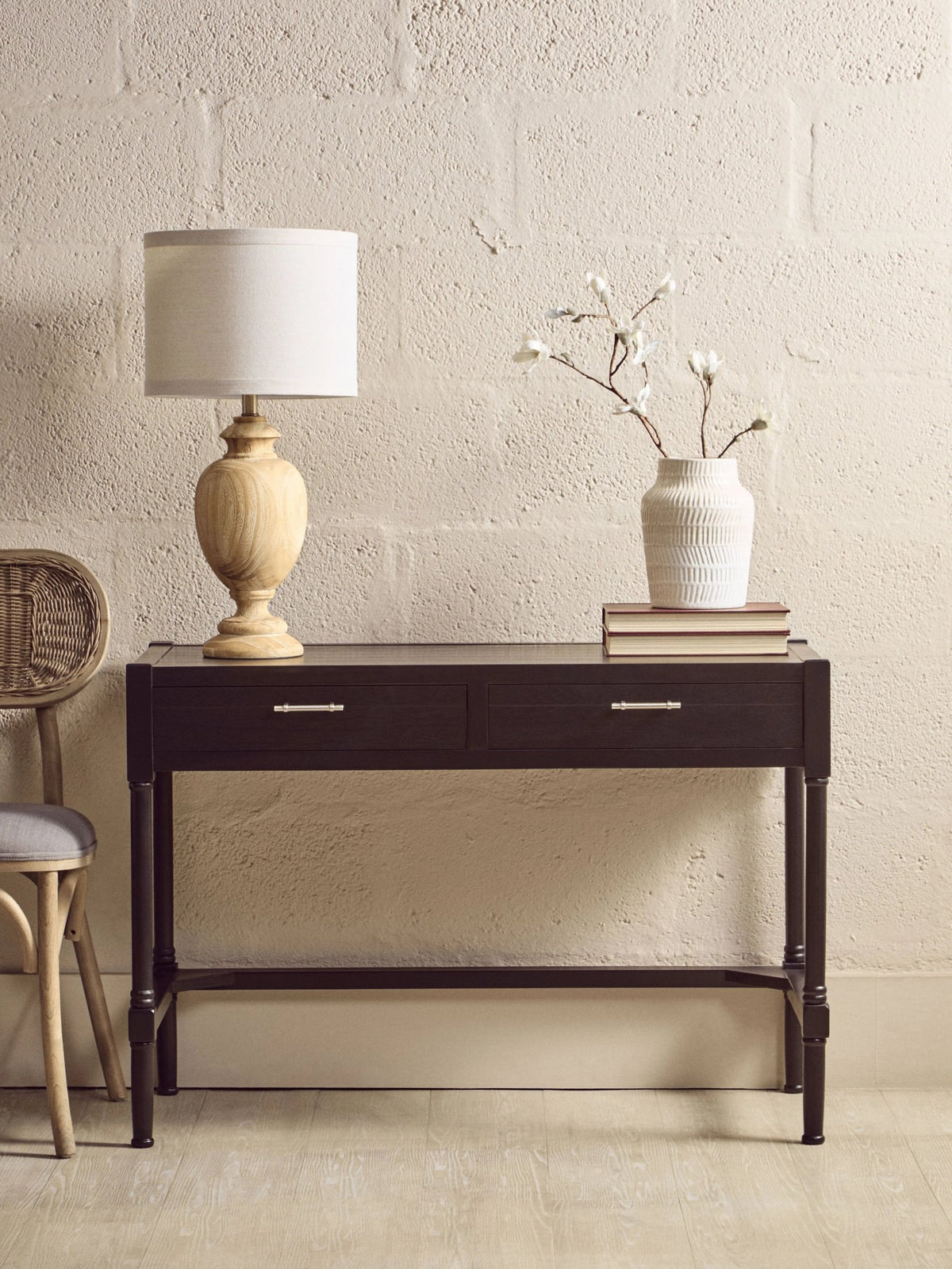 Savoy Two Drawer Wooden Desk 