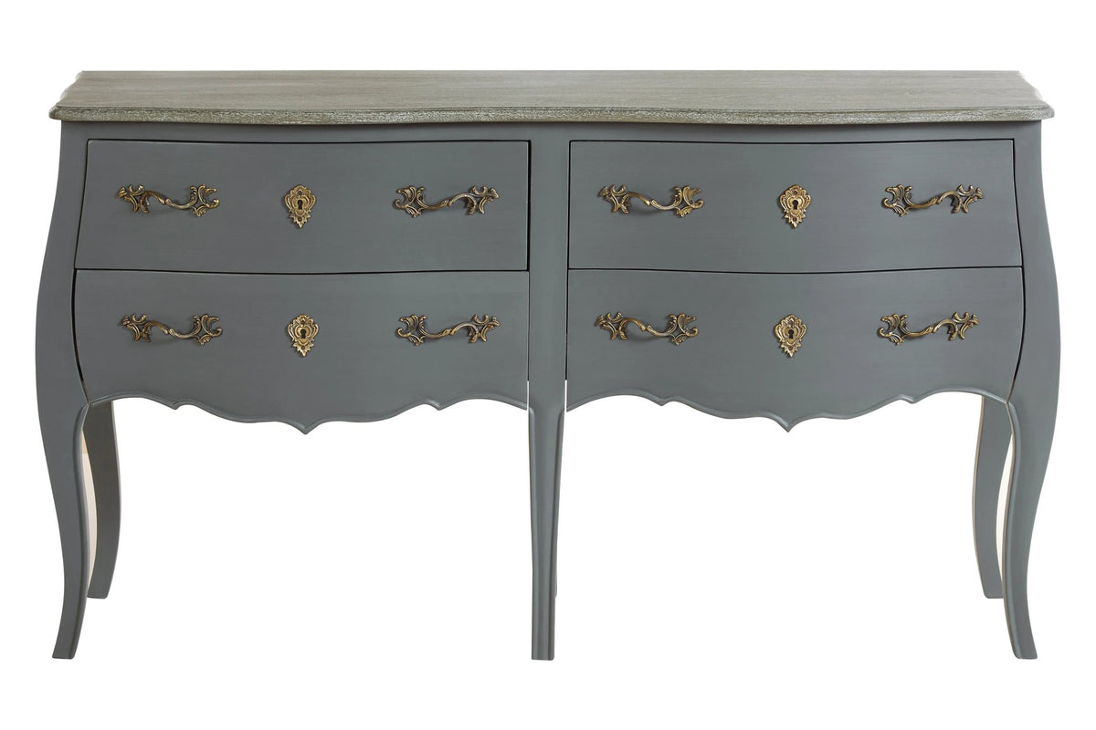 Stirling Dark Grey 4 Drawer Sideboard
