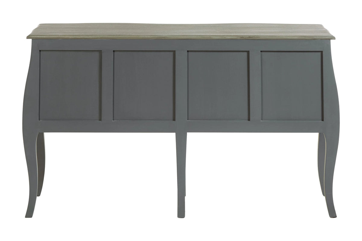 Stirling Dark Grey 4 Drawer Sideboard