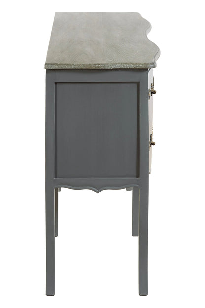 Stirling Dark Grey 4 Drawer Sideboard
