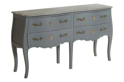 Stirling Dark Grey 4 Drawer Sideboard