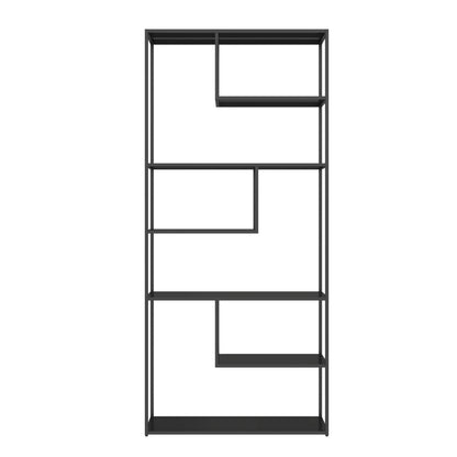 Oxford Black Metal Multi Tier Shelving Unit