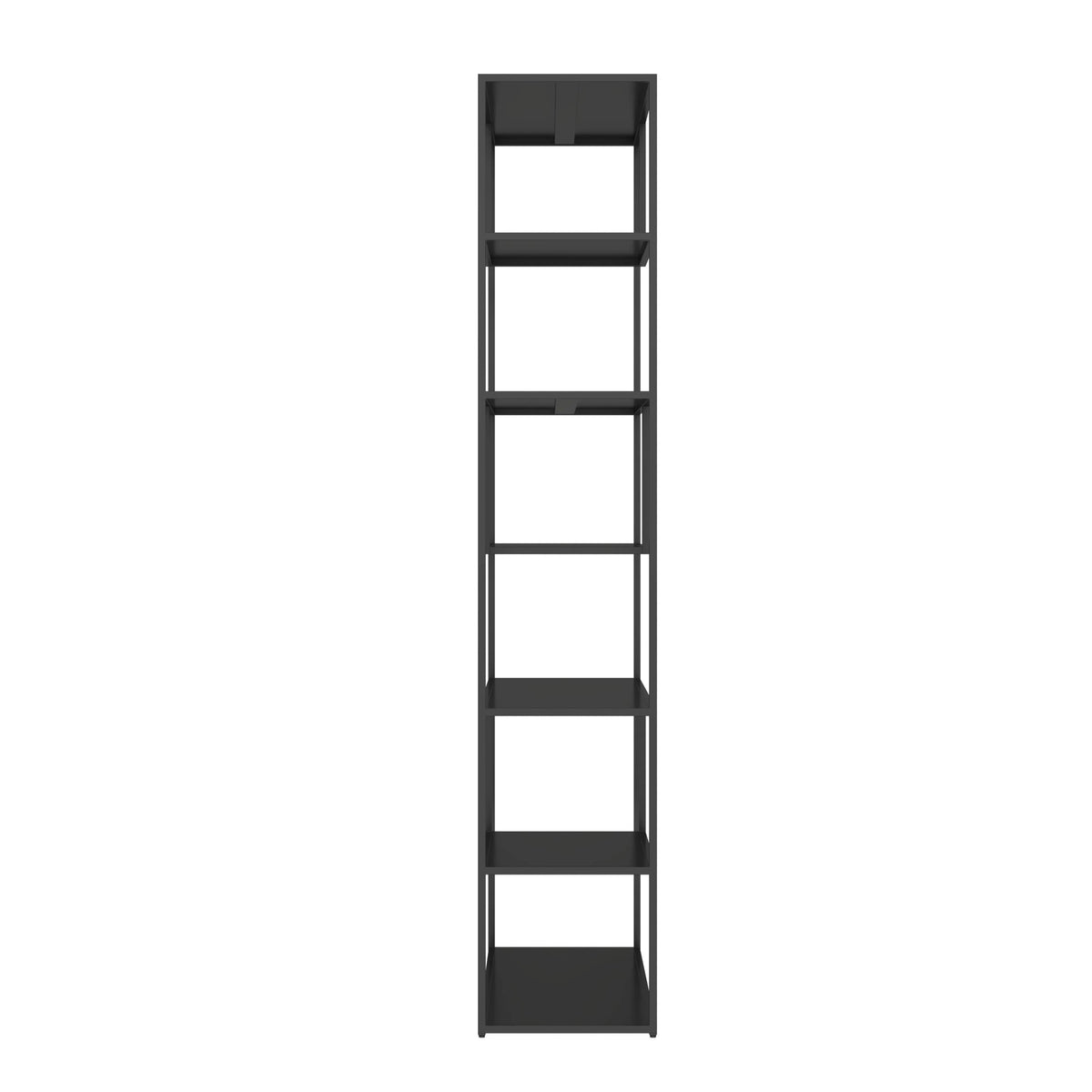 Oxford Black Metal Multi Tier Shelving Unit