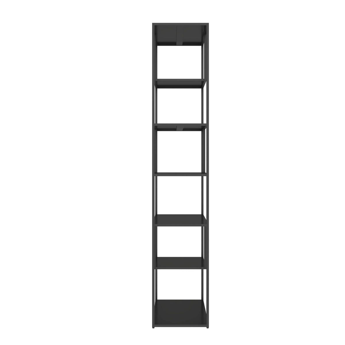 Oxford Black Metal Multi Tier Shelving Unit