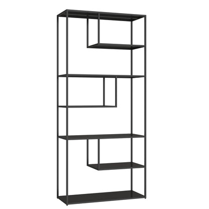 Oxford Black Metal Multi Tier Shelving Unit