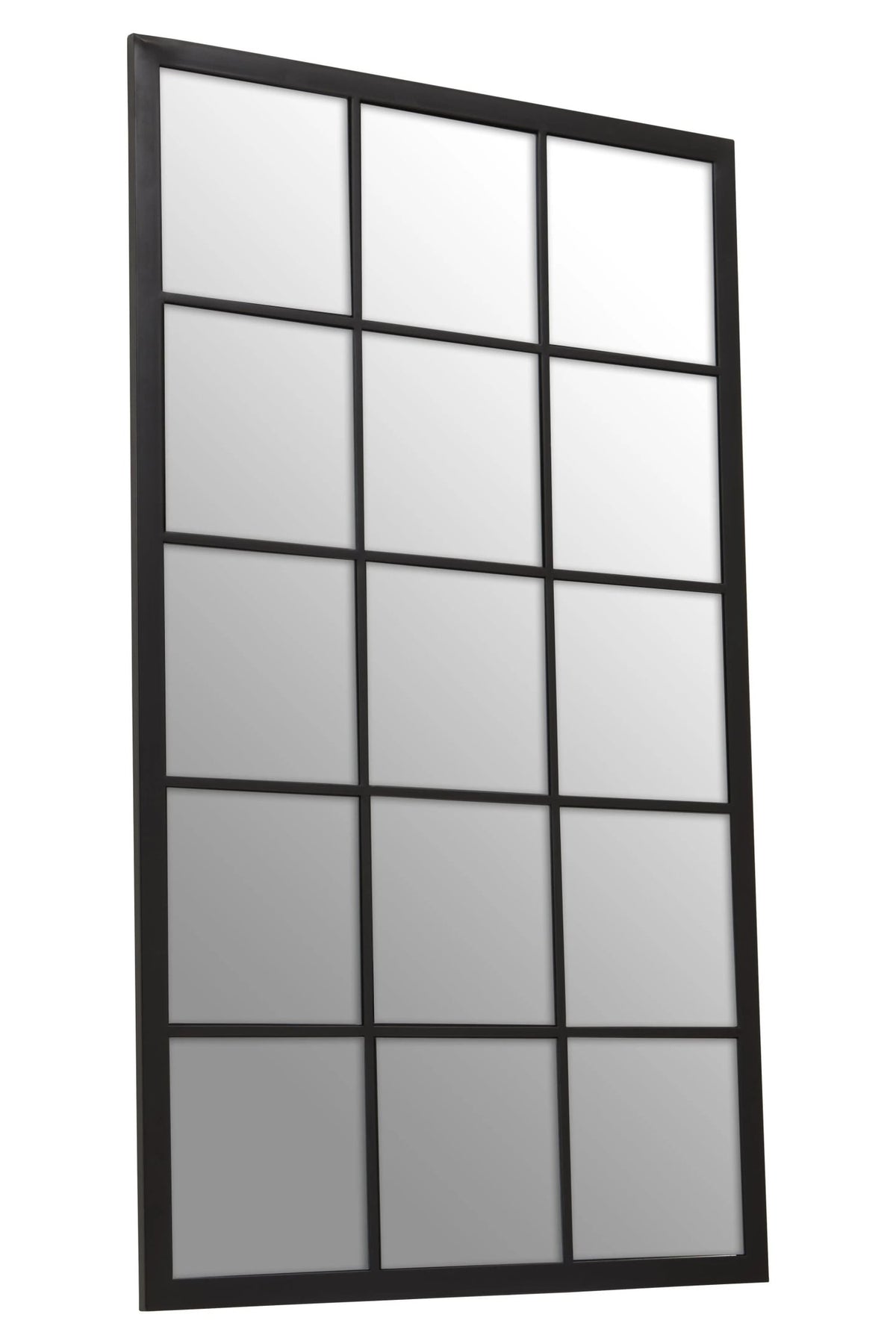 Hayle Black Grid Full Length Large Wall Mirror