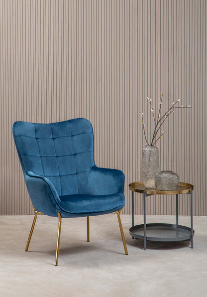 Richmond Blue Velvet Chair