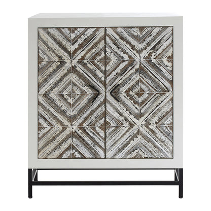 Canterbury Rustic Chevron 2 Door Cabinet