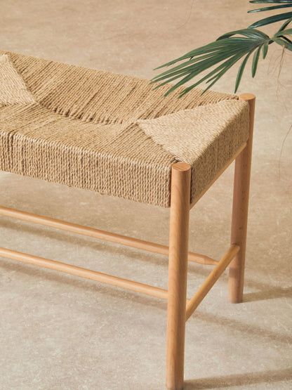 Harrogate Natural Rope and Beechwood Bench