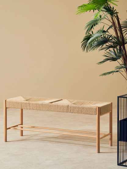 Harrogate Natural Rope and Beechwood Bench