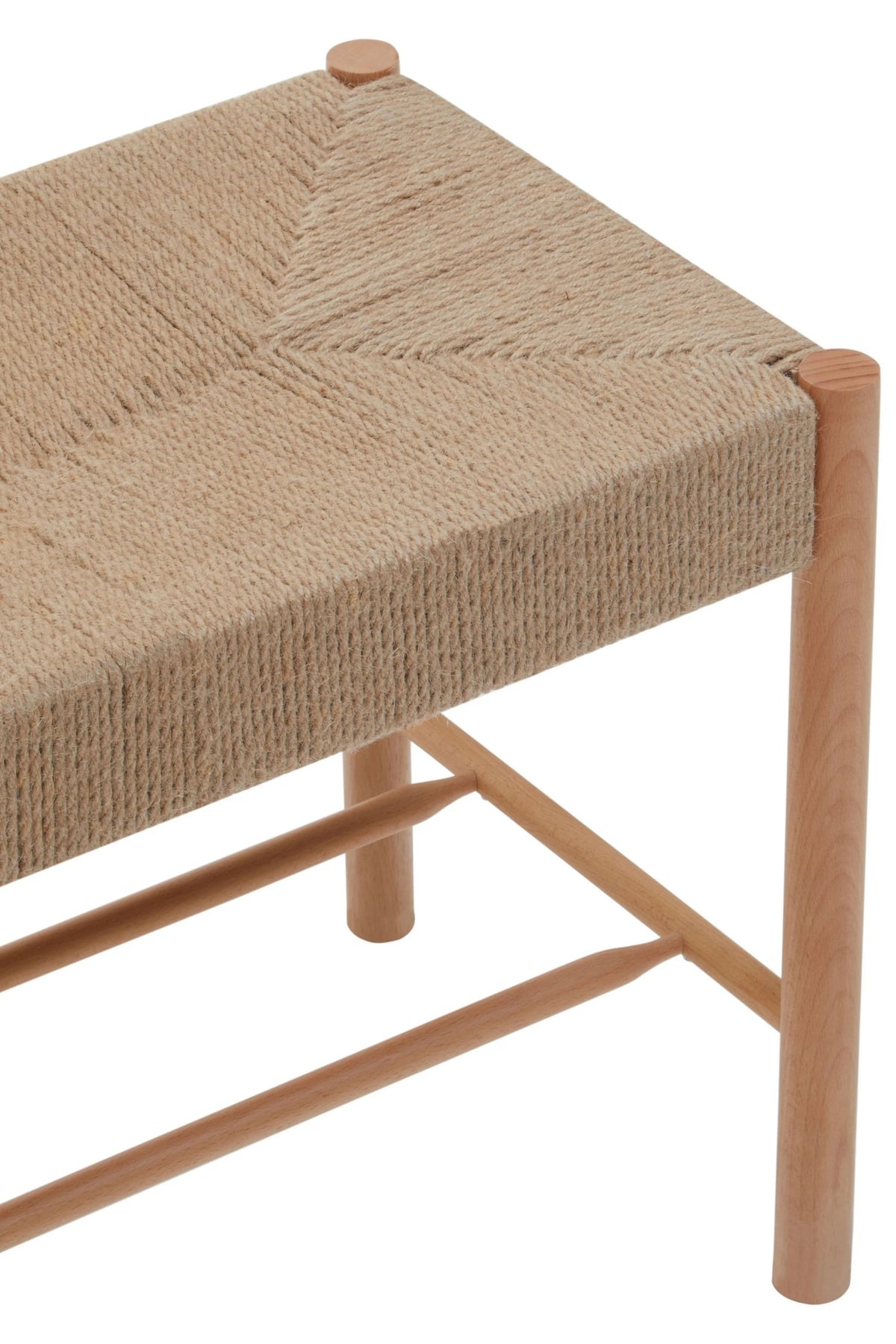 Harrogate Natural Rope and Beechwood Bench
