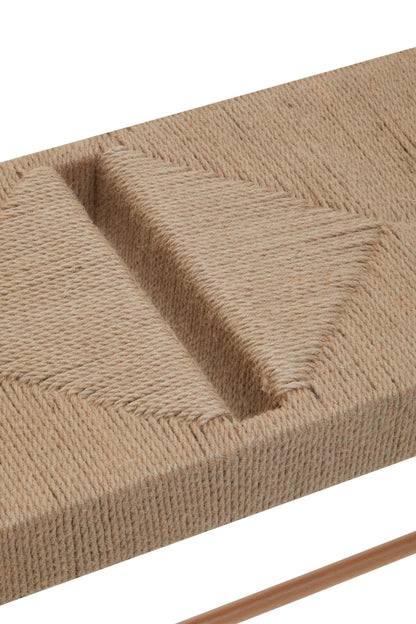 Harrogate Natural Rope and Beechwood Bench